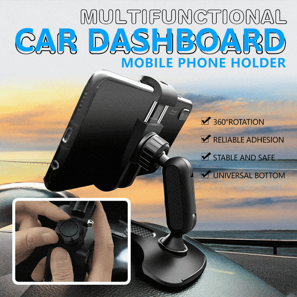 Multifunctional Car Dashboard Mobile Phone Holder