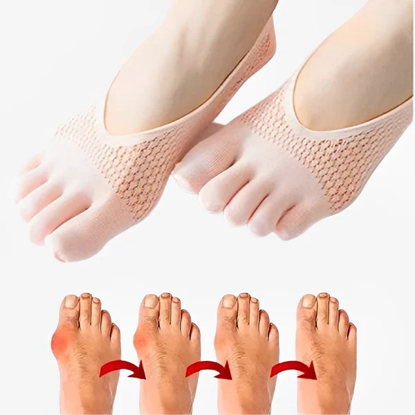 2 Pairs-Bunion Corrective Toe Socks