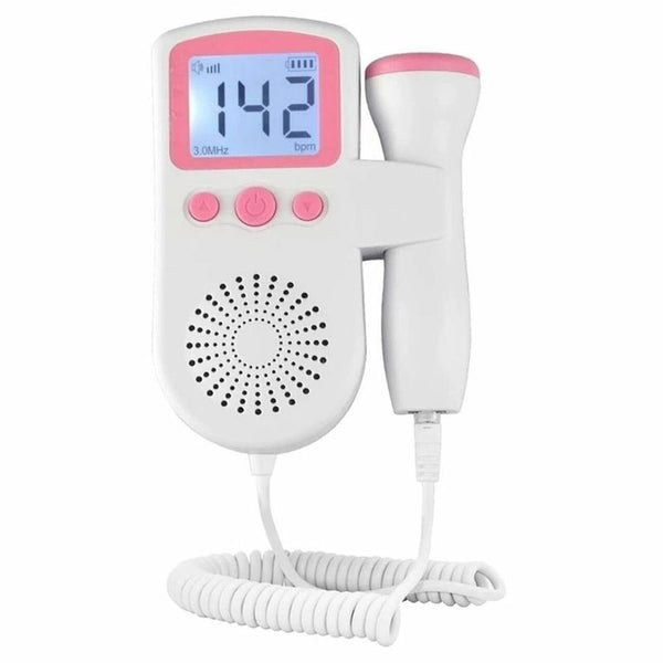 Baby Fetal Doppler - Heartbeat Rate Monitor with LCD Display And Speaker