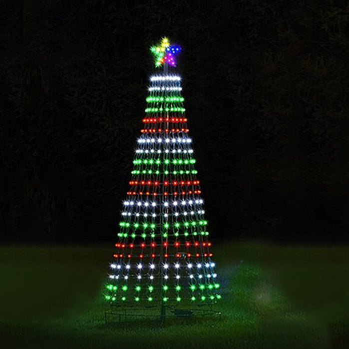 Multicolor LED Animated Lightshow Christmas Tree For Outdoor - FOFOPO