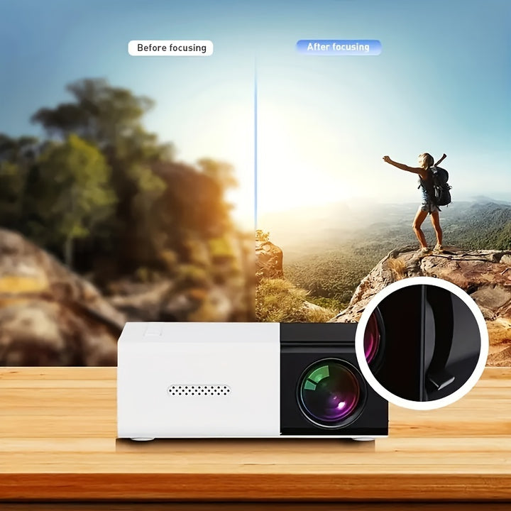 HD Mini Projector, Portable Outdoor Movie Projector - FOFOPO