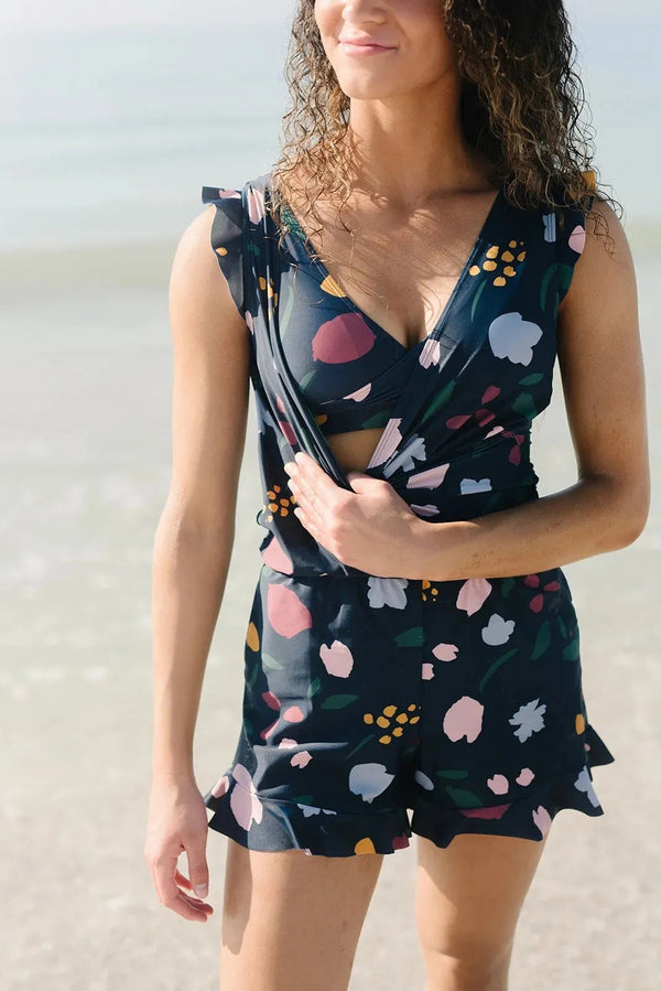 Tummy Control One Piece Swimsuit