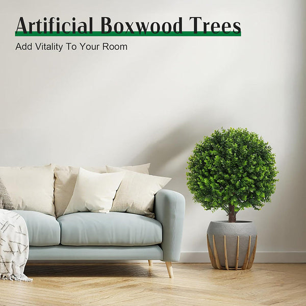 Outdoor Artificial Shrub Stake Set