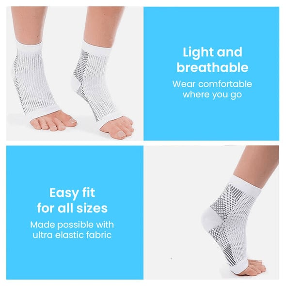 2 Pairs - Stunor Dr.Neuropathy Socks - FOFOPO