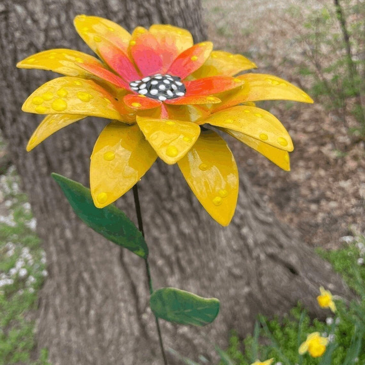 Metal Flowers Garden Stakes - FOFOPO