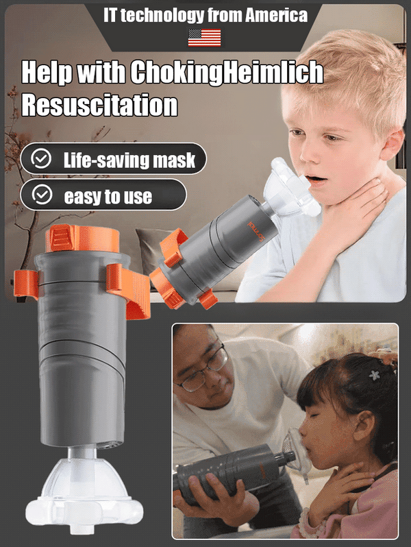 Adult and child anti suffocation and anti choking device