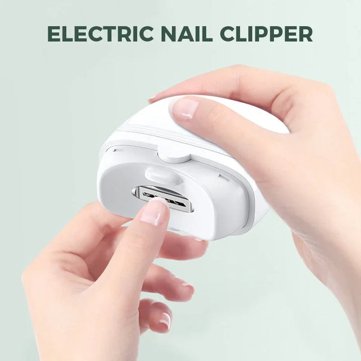 Electric Nail Clipper, Automatic Nail Polishing Trimming Manicure - FOFOPO