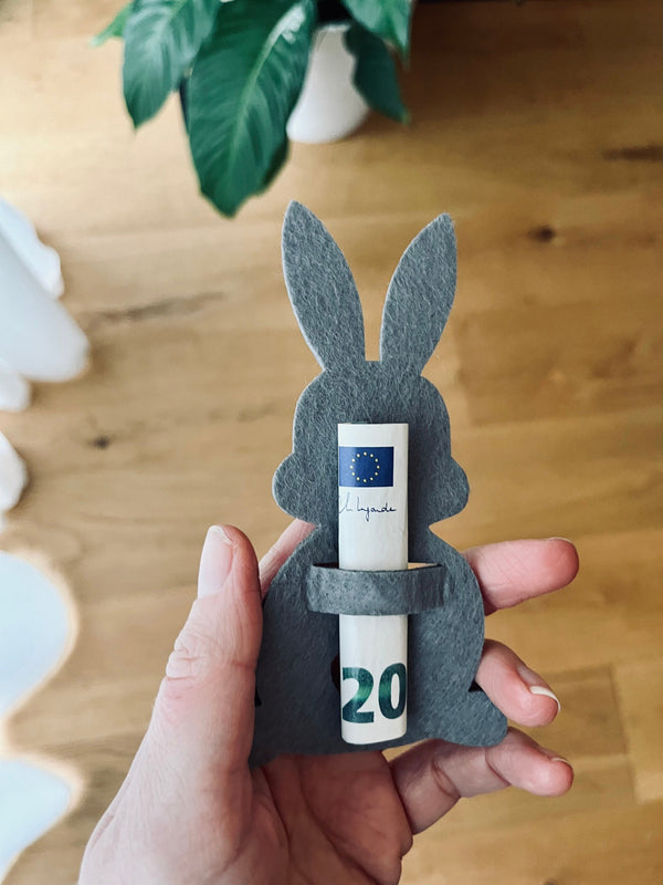 Easter Bunny Money Holder Gift