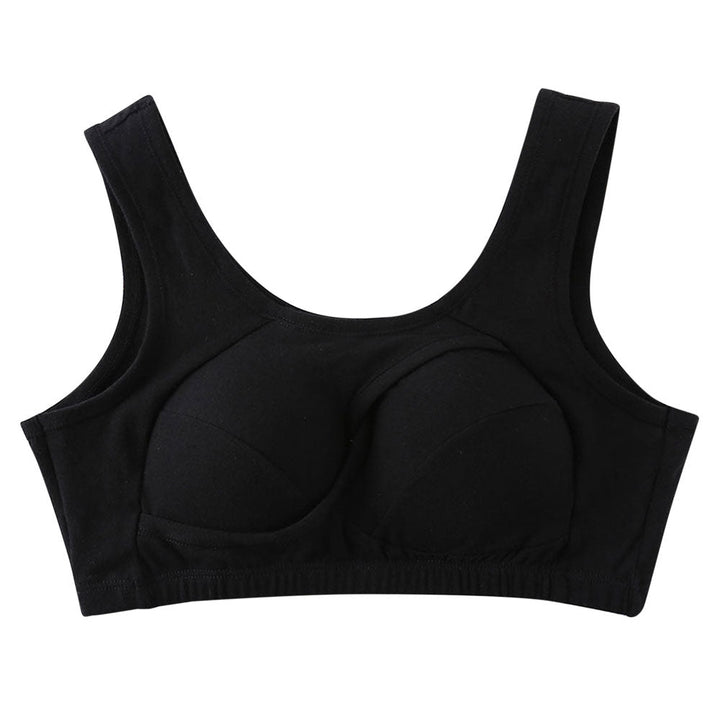 Pure Cotton Instantly Lifts Anti Sagging Wirefree Bra - FOFOPO