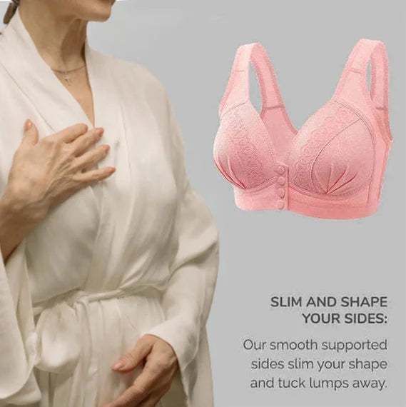 🥰Front Button Breathable Skin-Friendly Cotton Bra - FOFOPO