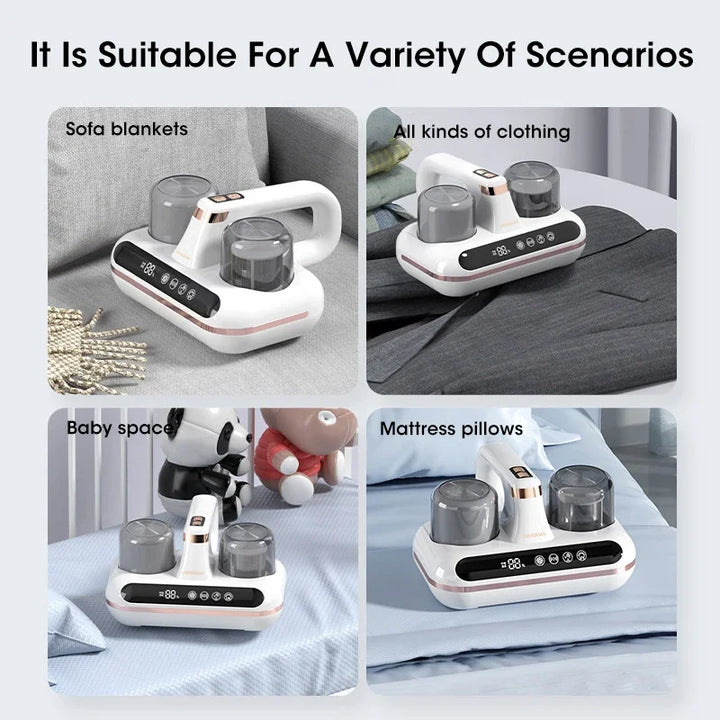 Mattress Vacuum Mite Remover - Cordless Handheld Cleaner - FOFOPO