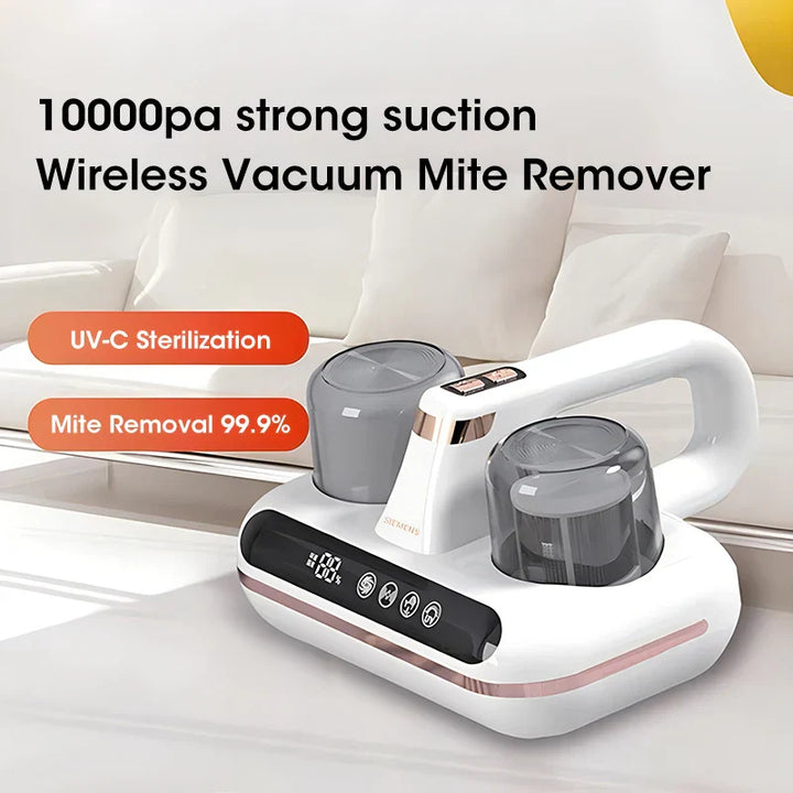 Mattress Vacuum Mite Remover - Cordless Handheld Cleaner - FOFOPO