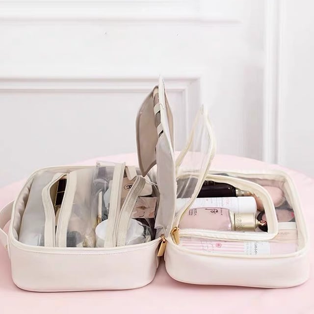 Multi-Compartment Toiletry Cosmetics Bag - FOFOPO