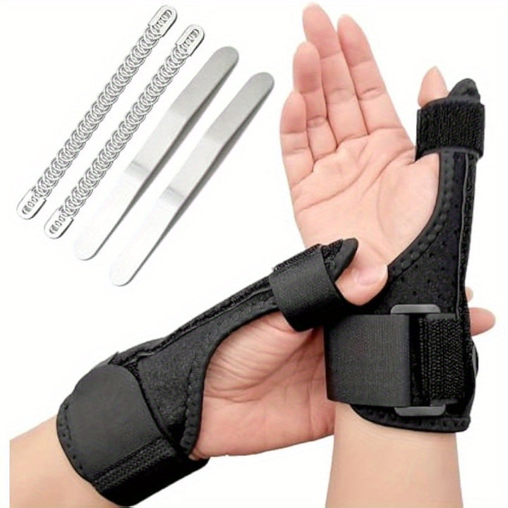 1 pair-Thumb Brace-Thumb Spica Splint-Reversible Thumb & Wrist Stabilizer Splint - FOFOPO