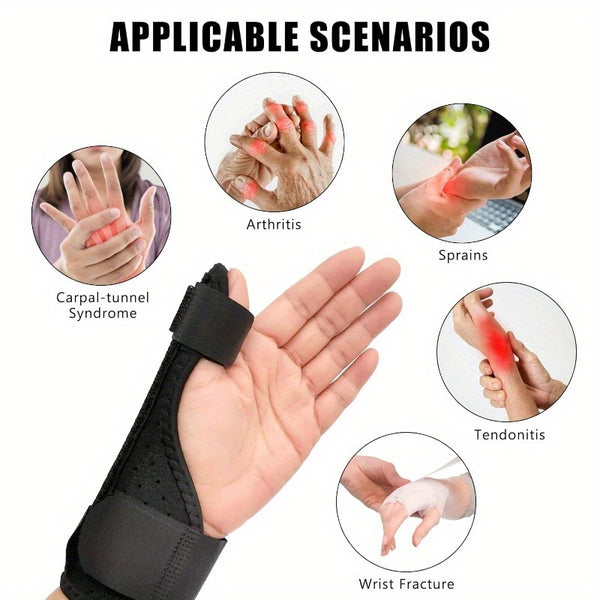 1 pair-Thumb Brace-Thumb Spica Splint-Reversible Thumb & Wrist Stabilizer Splint - FOFOPO