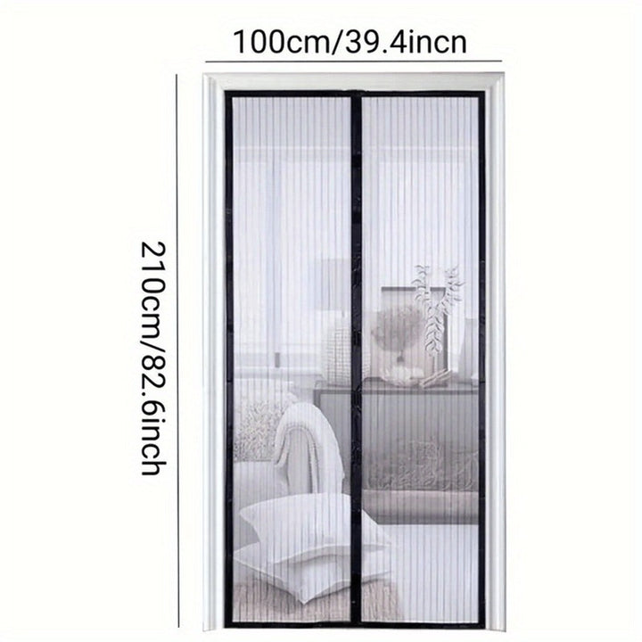 Magnetic Screen Door - Seamless Closure, Heavy Duty, Hands-Free, Pet & Child Safe - FOFOPO