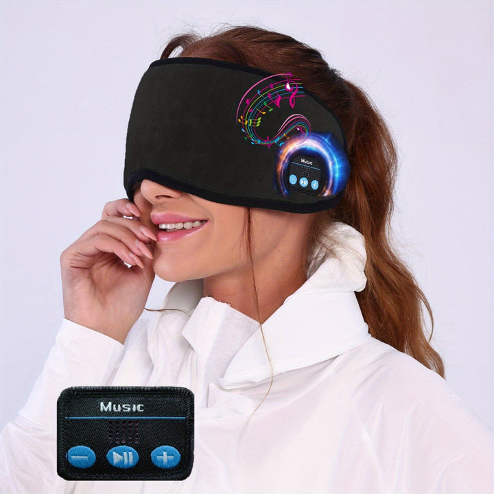 Wireless Sleep Eye Mask Headphones - Pressure-Free - FOFOPO