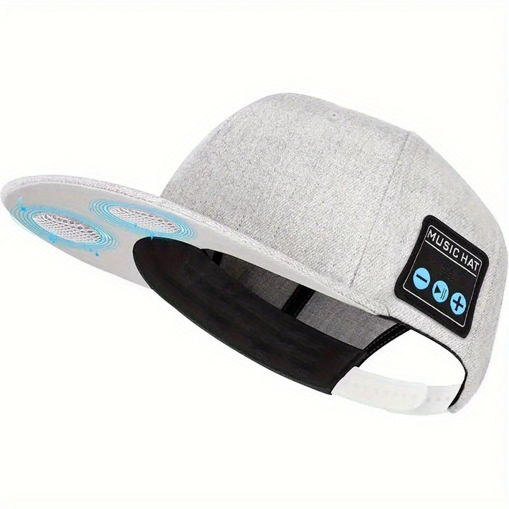 Hat with wireless Speaker Adjustable Hat wireless Smart Speakerphone Cap for Outdoor Sport Baseball Cap - FOFOPO