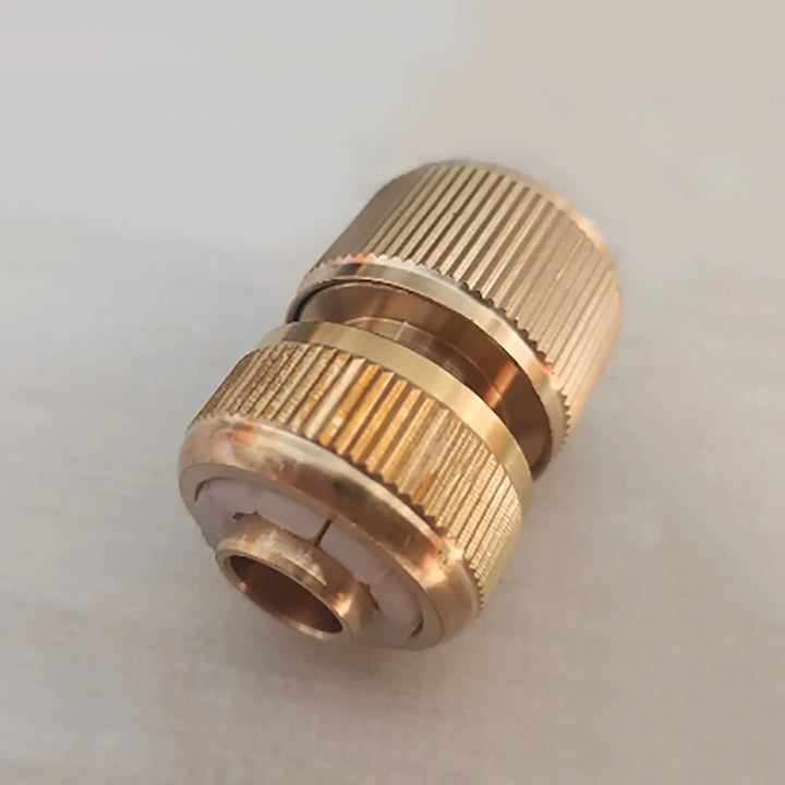 Spray Nozzle Water Gun Brass High Pressure Direct Spray Quick Connector Home Hose Adjustable Pressure Garden Sprinkler - FOFOPO