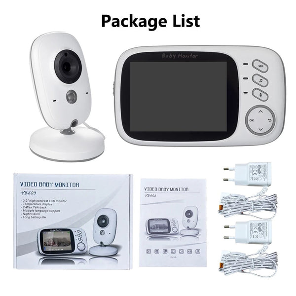 Wireless Security Cam With Baby Monitor