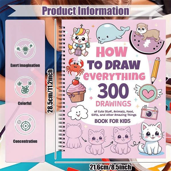 How To Draw Everything Book for Kids