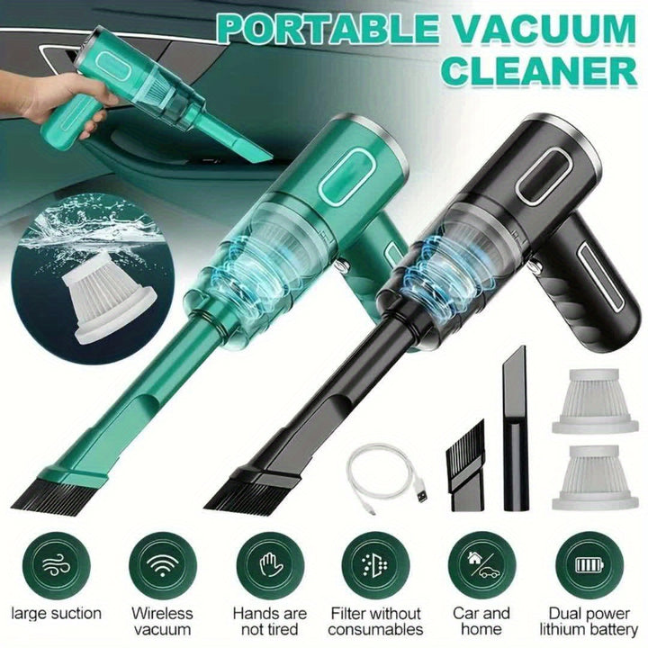 Portable Cordless Hand-held Vacuum Cleaner - FOFOPO