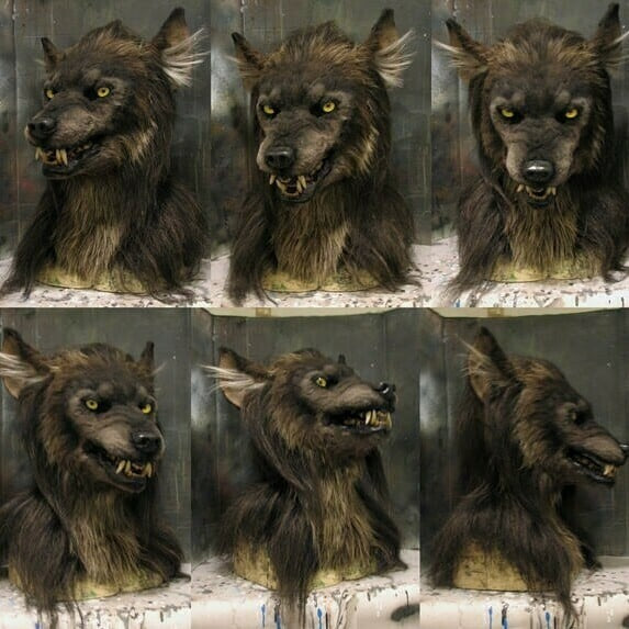 Werewolf & Fox & Eagle & Huskie Headwear Costume Mask