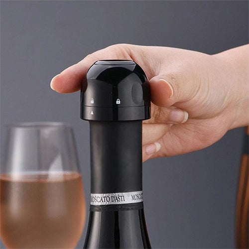 1/3pcs Silicone Sealed Champagne Stopper Red Wine Bottle Sealer Cap Leak-proof Vacuum Retain Freshness Wine Plug Bar To - FOFOPO