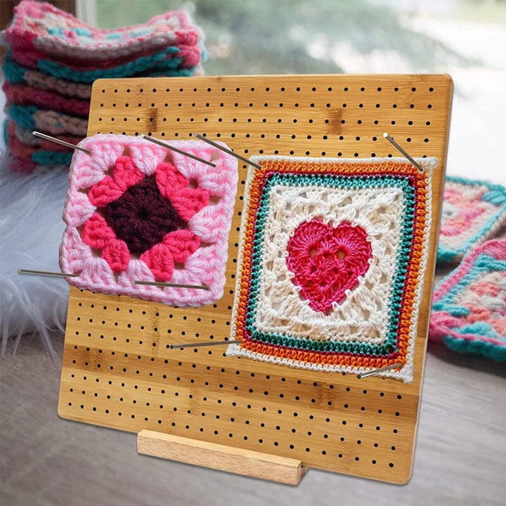 Crochet Blocking Board With Pegs - FOFOPO