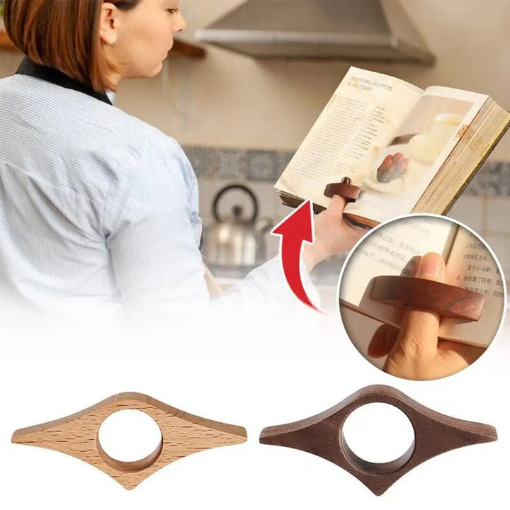 Solid Wood Press Book Reader Tool - FOFOPO