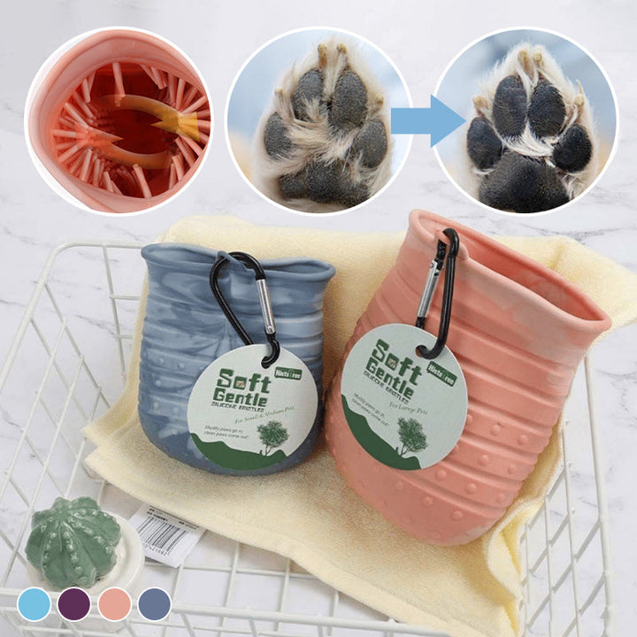 2 in 1 Portable Dog Paw Cleaner Cup - FOFOPO