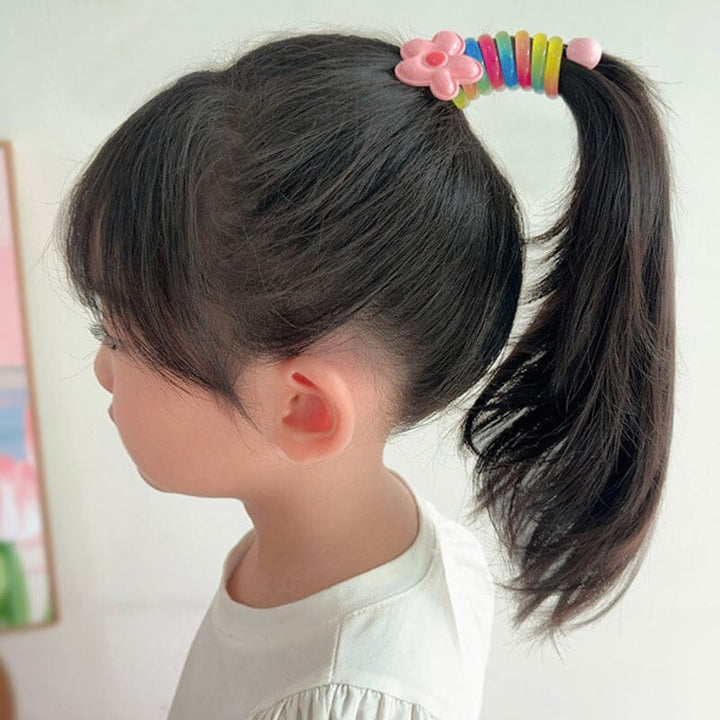 Colorful Telephone Wire Hair Bands for Girls - FOFOPO