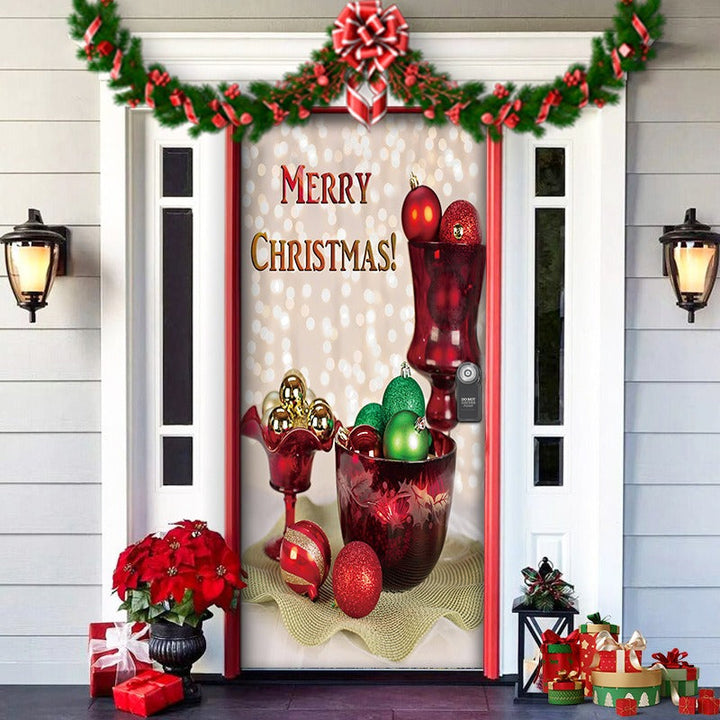 Nightmare Before Christmas Outdoor Decorations Props Christmas Elves Door Cover - FOFOPO