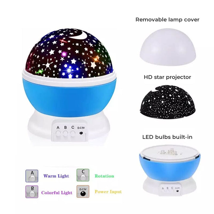 Galaxy Starry Night Light Projector for Kids - FOFOPO