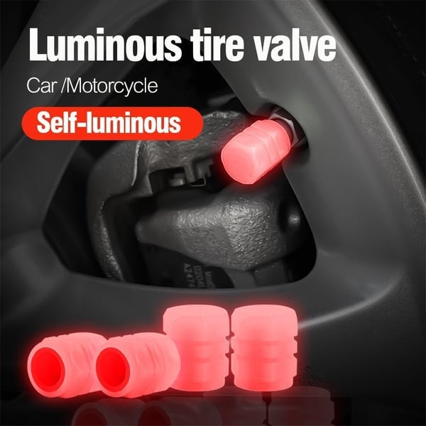 FLUORESCENT TIRE VALVE CAPS - FOFOPO