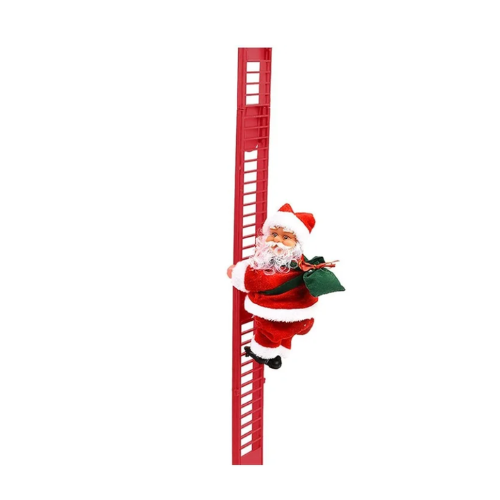 Electric Santa Claus Climbing Ladder with Music - FOFOPO