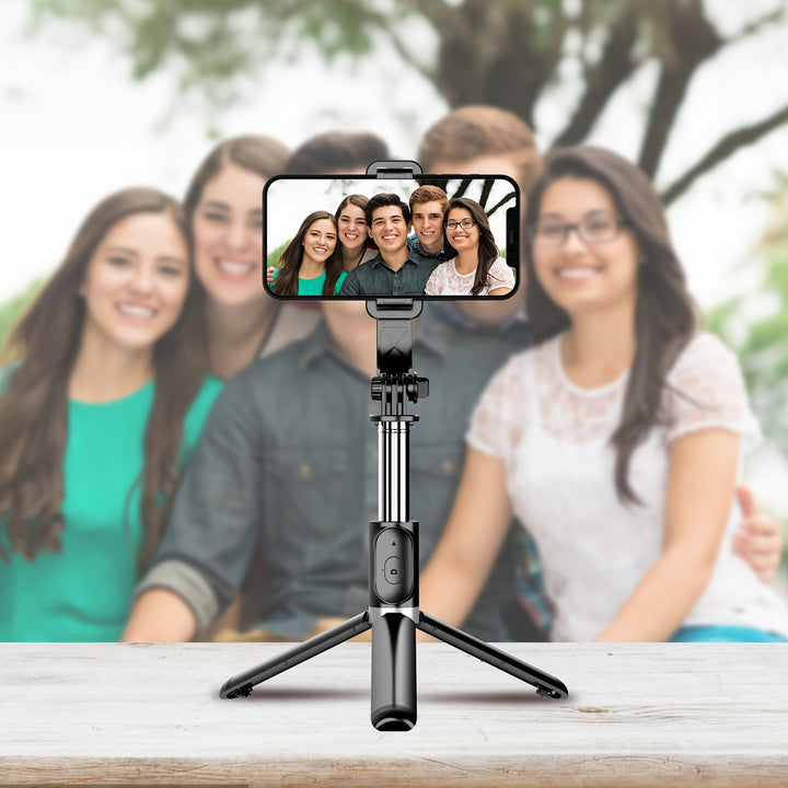 Pro-Quality All-in-1 Smartphone Tripod Stand - Ultra-Portable Selfie Stick - FOFOPO