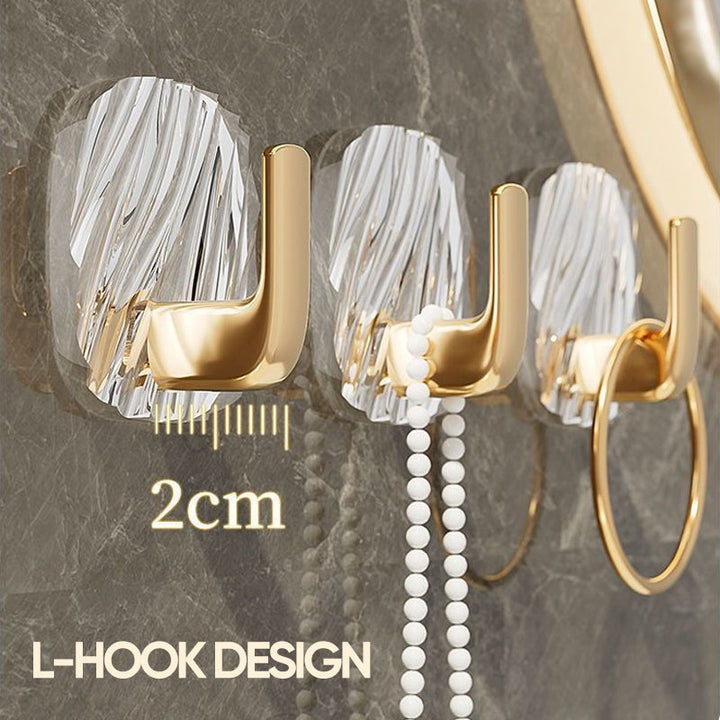 Transparent Acrylic Adhesive Wall Hook Exquisite Punch-Free Hook - FOFOPO