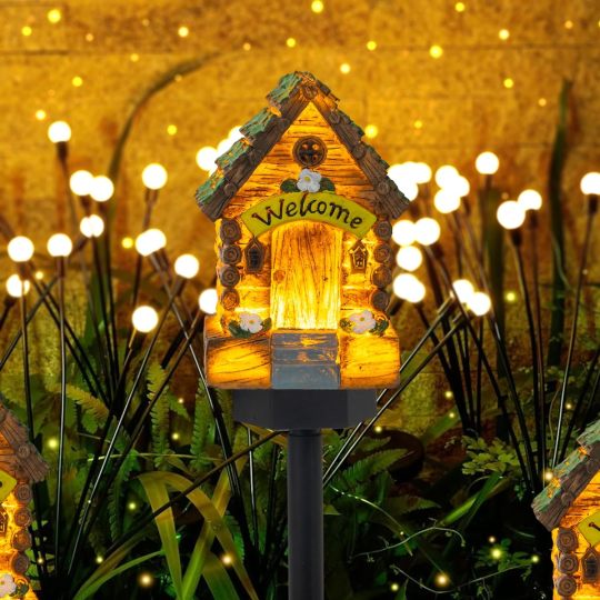 Dazzle Bright Solar Mushroom Lights Fairy Garden Lights