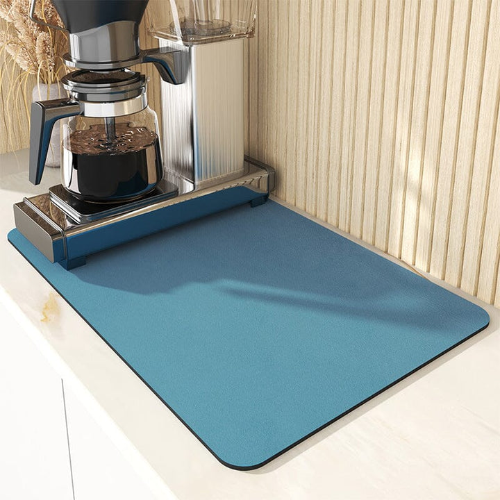 Super Absorbent Coffee Mat, Kitchen Quick Dry Dish Draining Mat - FOFOPO