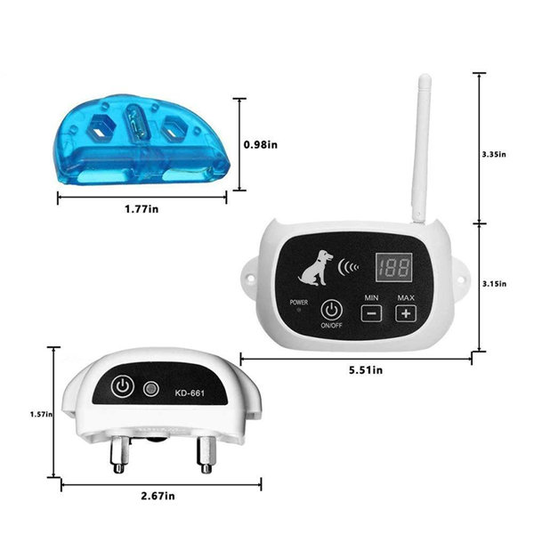 Wireless Dog Fence Waterproof Electric Dog Collar - FOFOPO