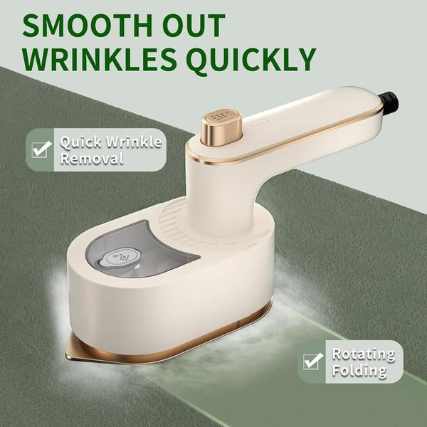 Say Goodbye to Wrinkles -Mini Travel Iron for Clothes
