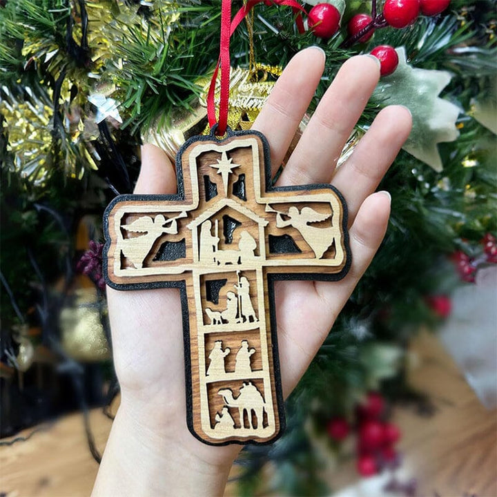 Cross Nativity Ornament - FOFOPO