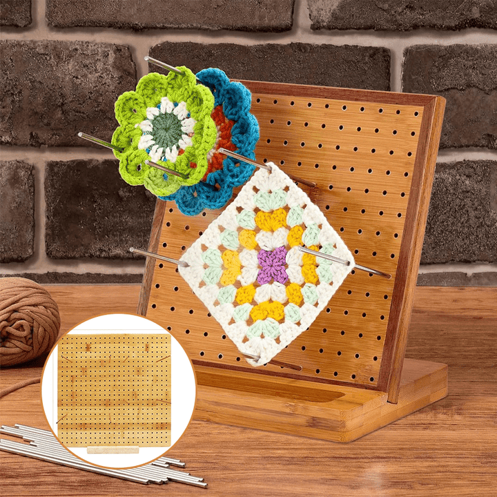 Crochet Blocking Board With Pegs - FOFOPO