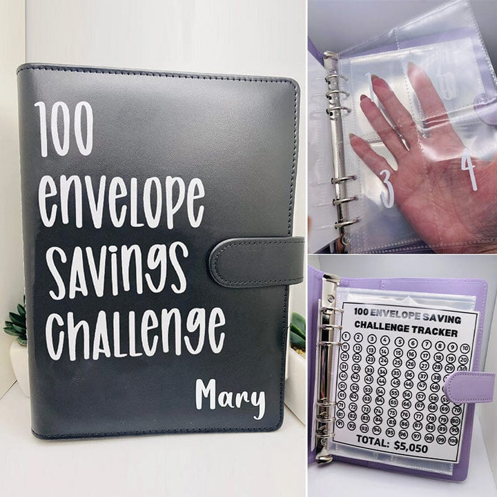 100 Envelope savings Challenge Binder - FOFOPO