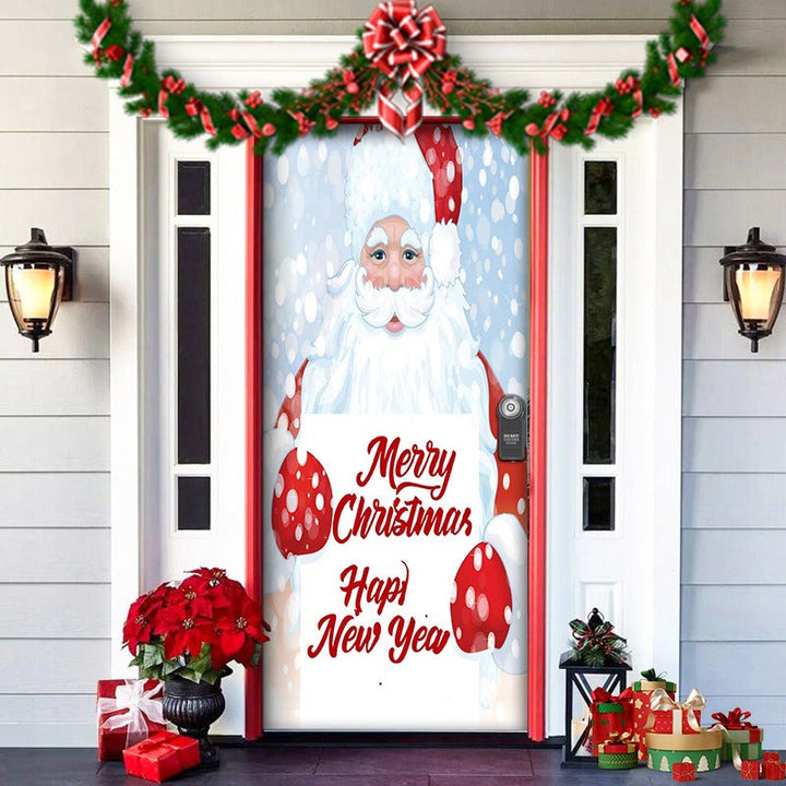 Nightmare Before Christmas Outdoor Decorations Props Christmas Elves Door Cover - FOFOPO