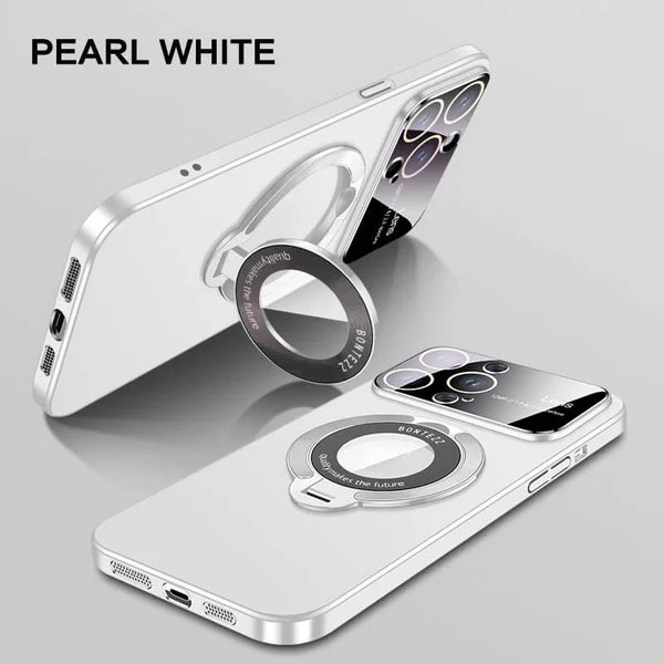 Large window phone case leak label magnetic bracket for iPhone 15promax case - FOFOPO