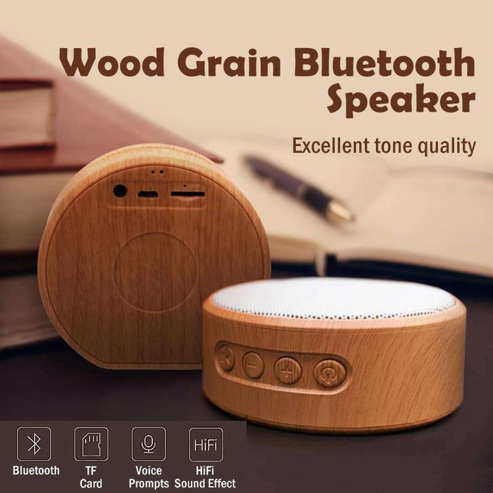 Wood Grain Bluetooth Speaker - FOFOPO