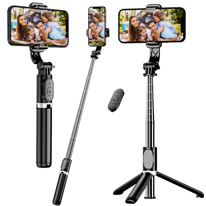 Pro-Quality All-in-1 Smartphone Tripod Stand - Ultra-Portable Selfie Stick - FOFOPO