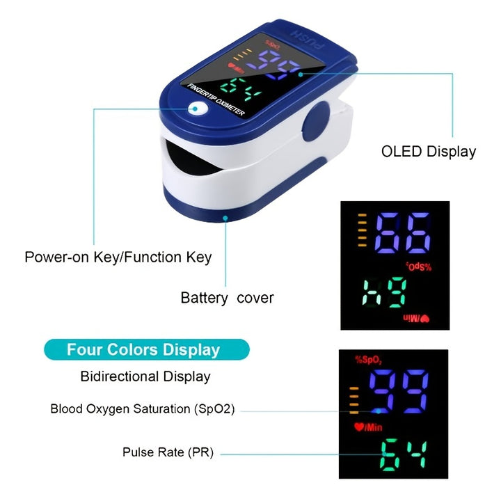 Finger Pulse Oximeter OLED Display - FOFOPO